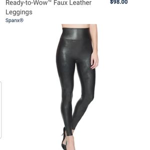 NWT Spanx! Ready-to-Wow Faux Leather Leggings